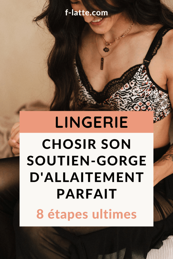 soutien-gorge d'allaitement absorbant F'Latté