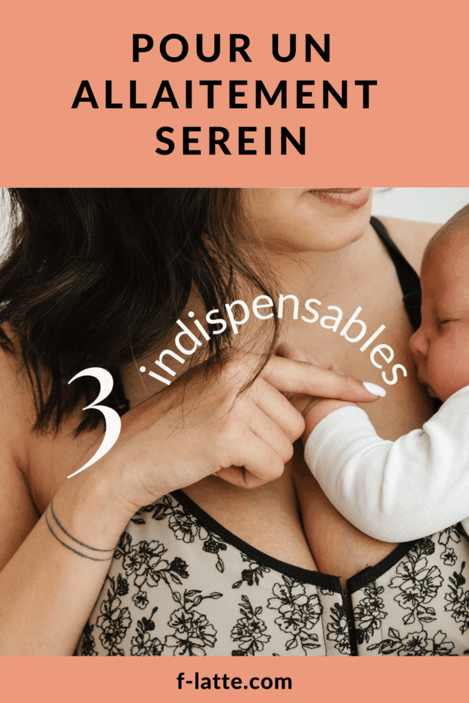 le soutien-gorge d'allaitement absorbant F'Latté