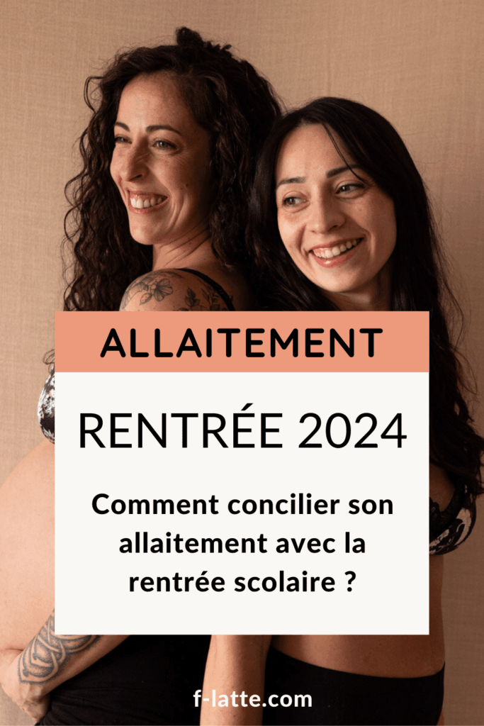 Gérer allaitement et rentrée 2024 avec le soutien-gorge d’allaitement