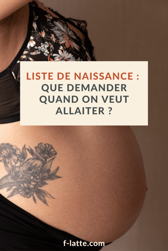 F’Latté : Liste de naissance : que demander quand on veut allaiter ?