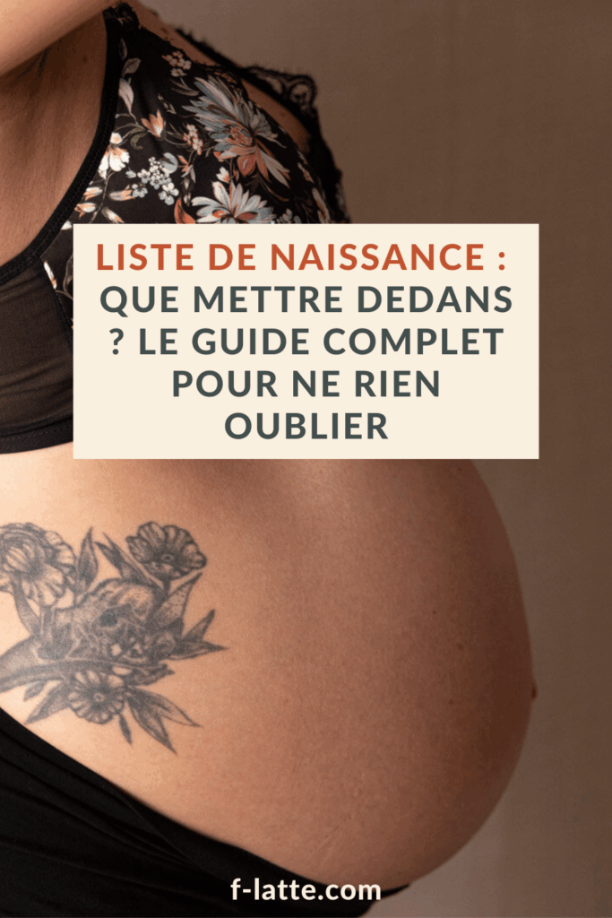 F’Latté : Liste de naissance : que mettre dedans ? Le guide complet pour ne rien oublier
